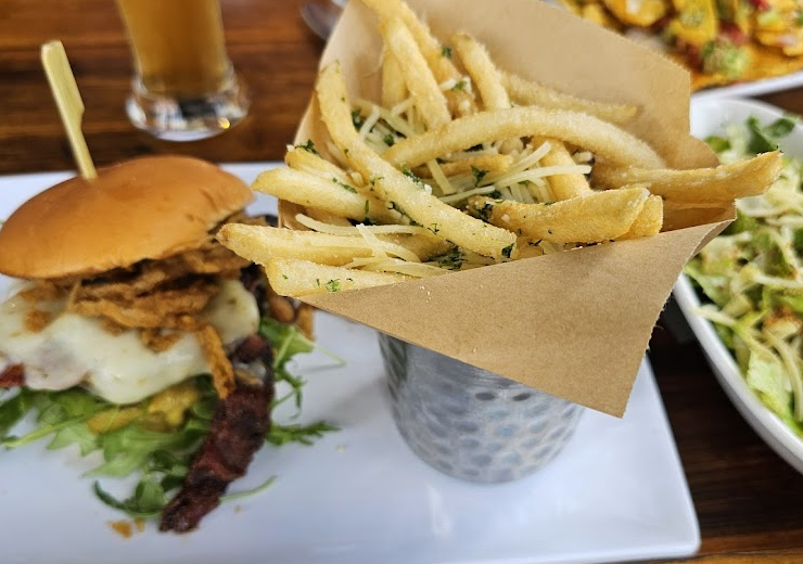 Finney's Crafthouse signature dishes Bone-in WingsSmashburgerThe Finney Burger